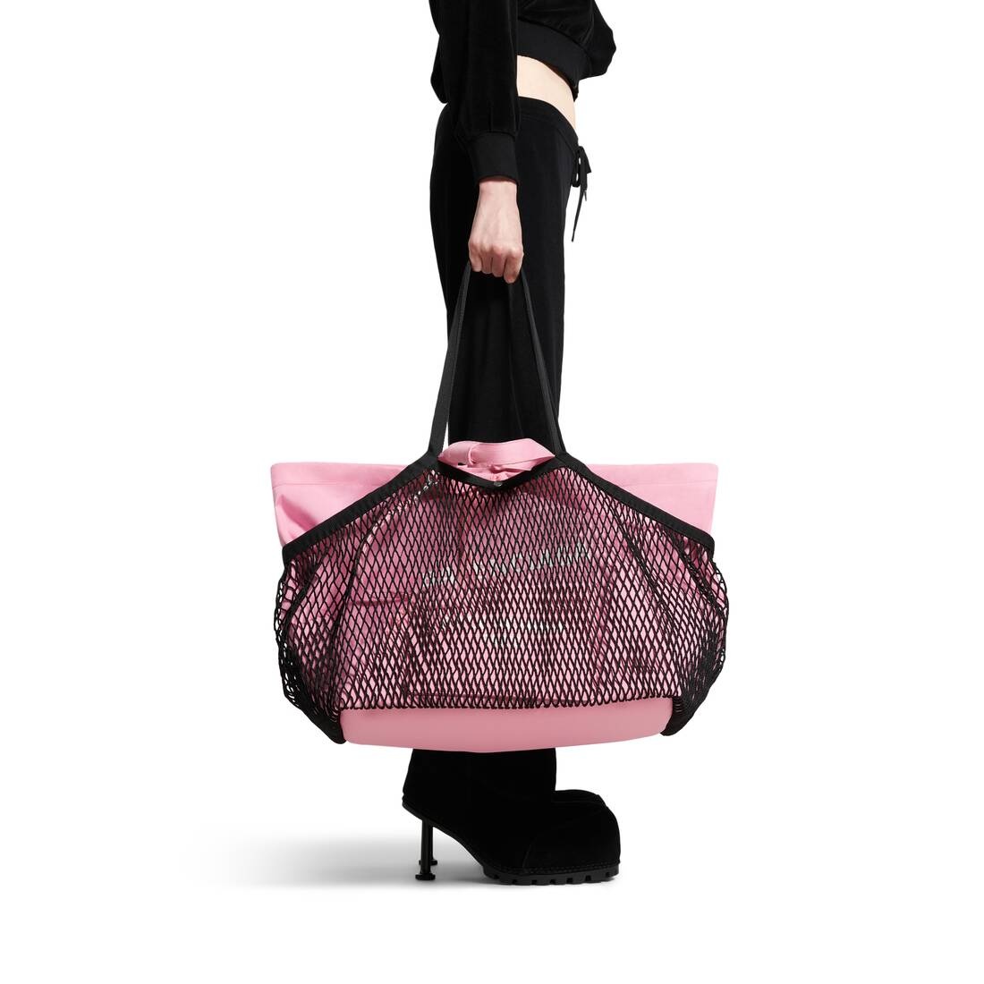 Women's 24/7 Large Tote Bag in Pink/black - 3