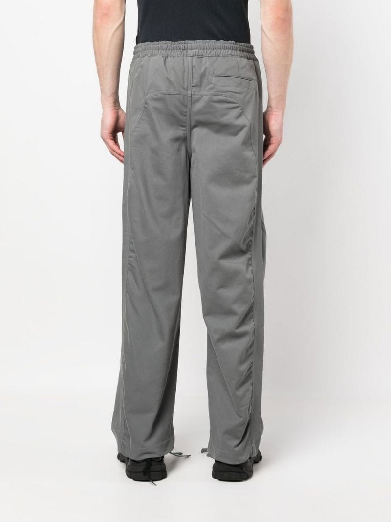 logo-waist drawstring trousers 4