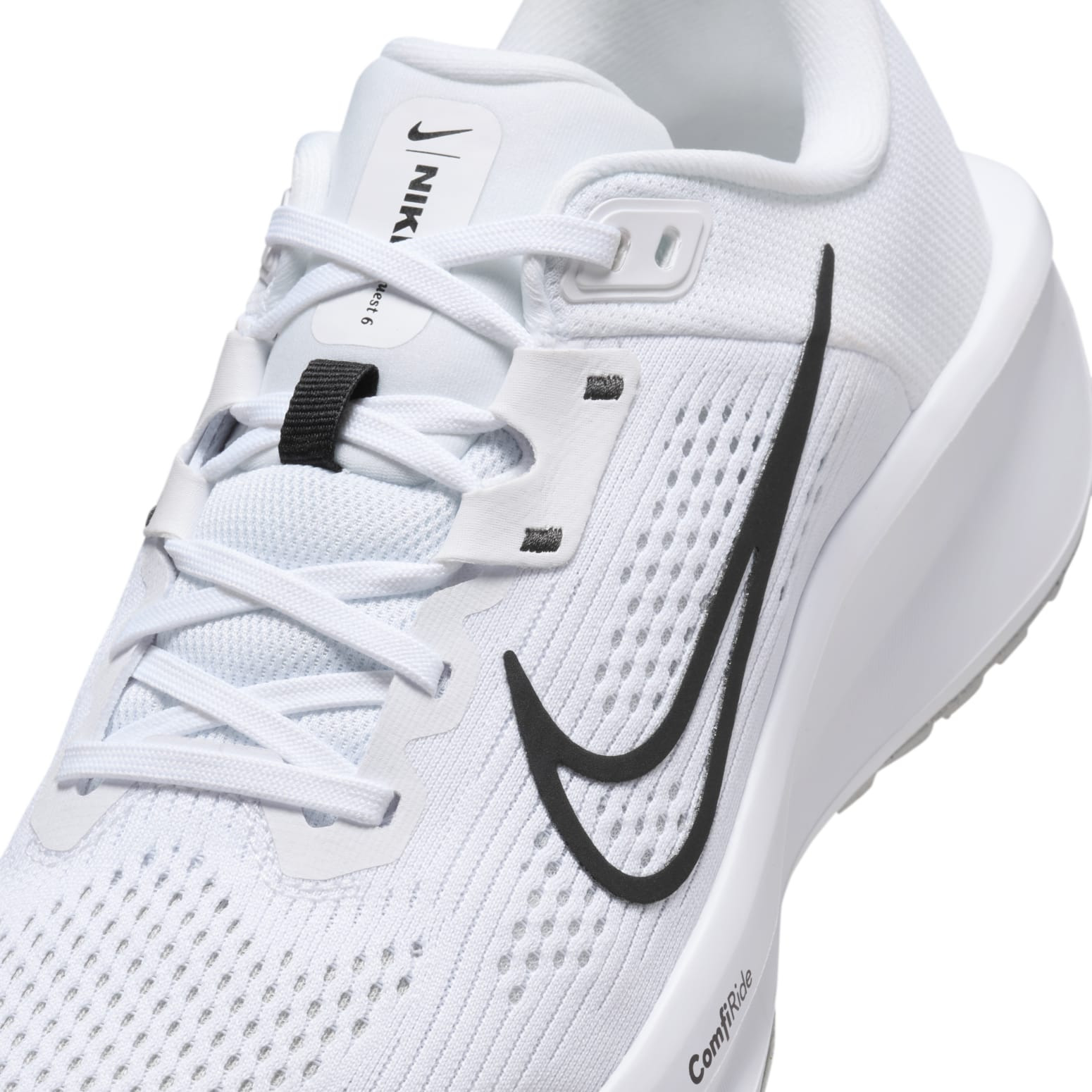 (WMNS) Nike Quest 6 'White Black' FD6034-100 - 7