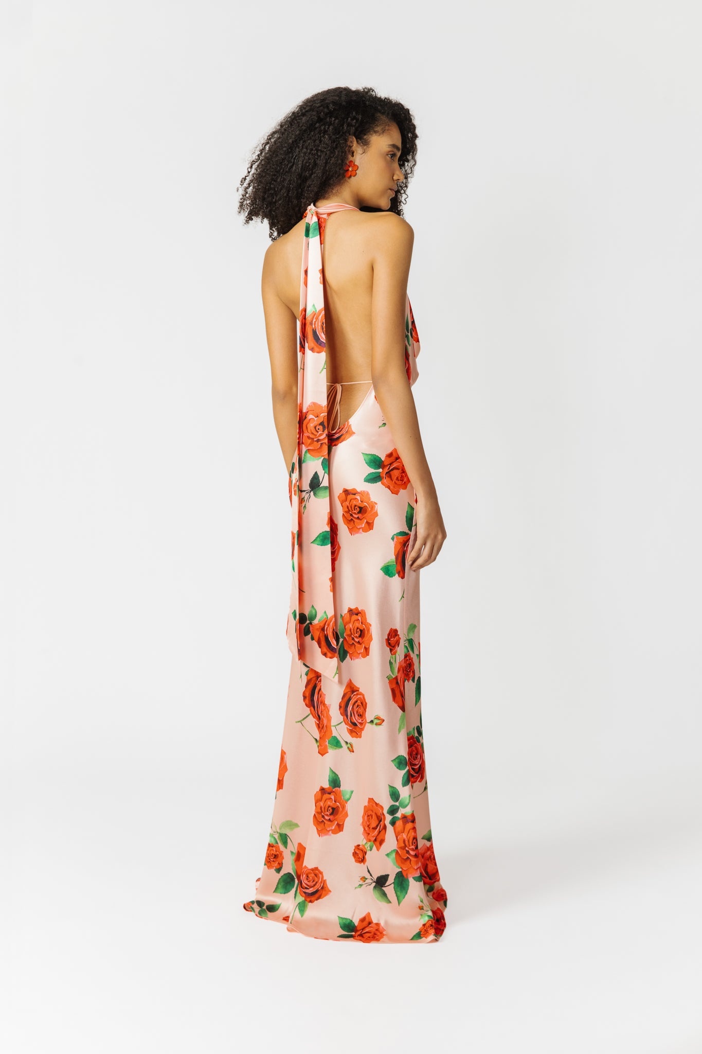 PRESLEY SATIN GOWN - 3