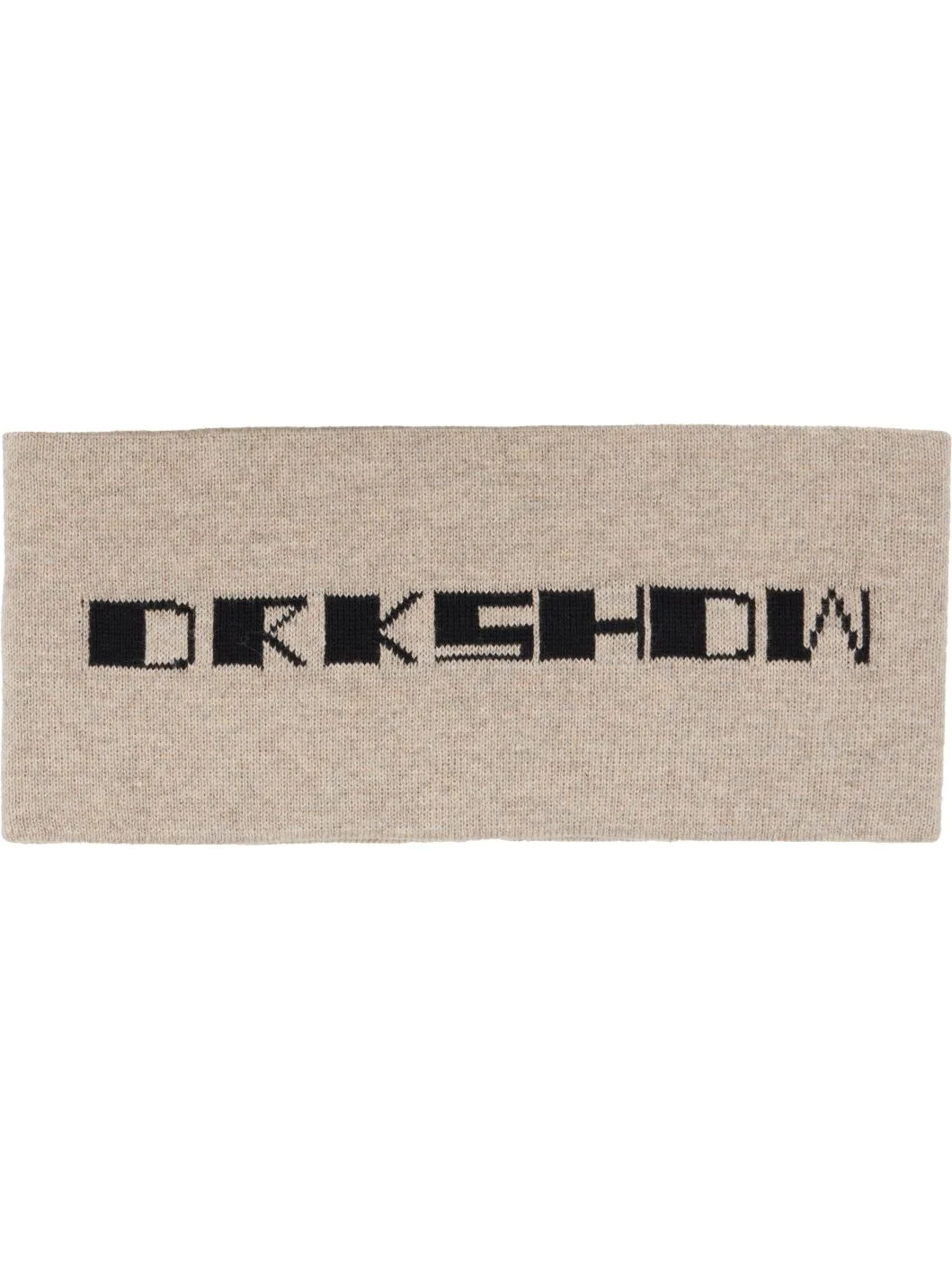 Beige Tower Cotton Knit Headband - 1