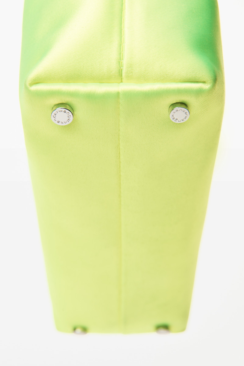 HEIRESS SATIN POUCH WITH CRYSTAL LOGO 6