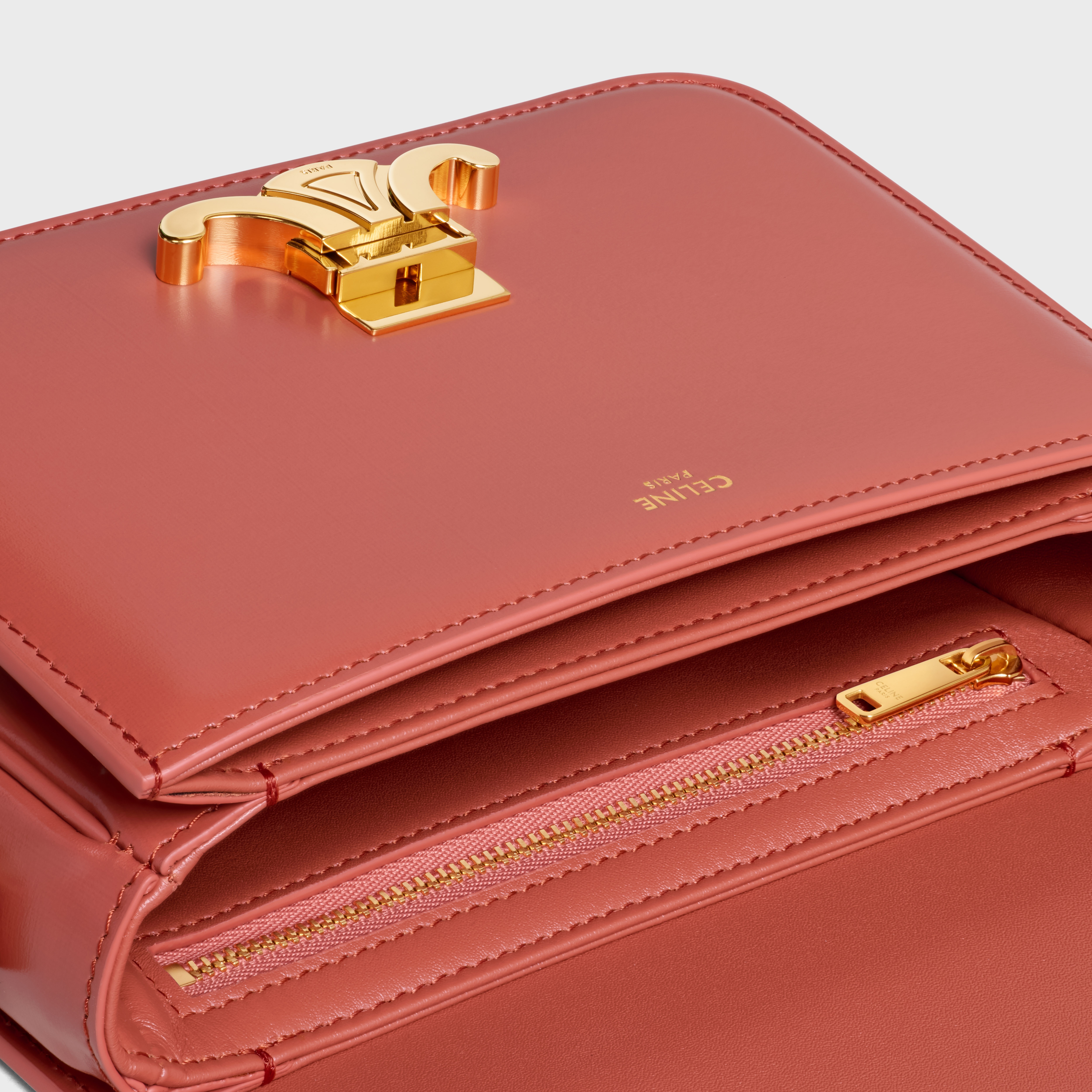 Teen Triomphe Bag in shiny calfskin - 4