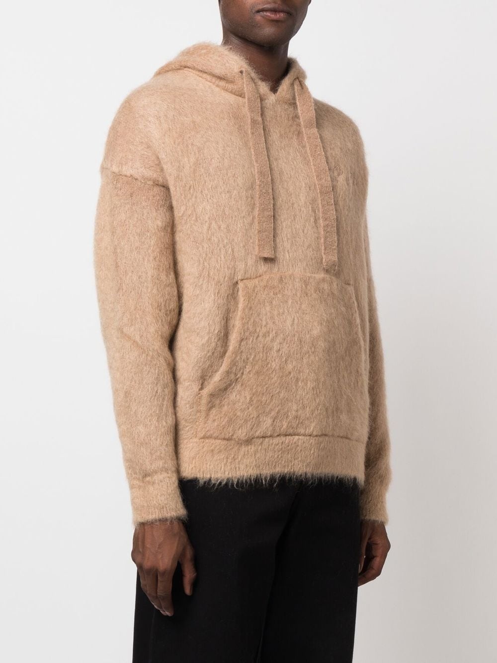 Arrows brushed drawstring hoodie - 7