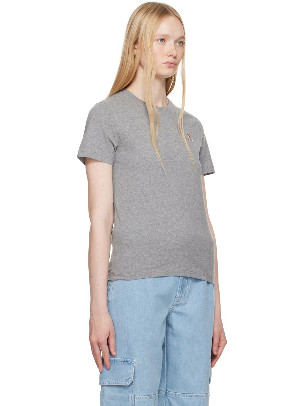 Gray Baby Fox Regular T-shirt - 2
