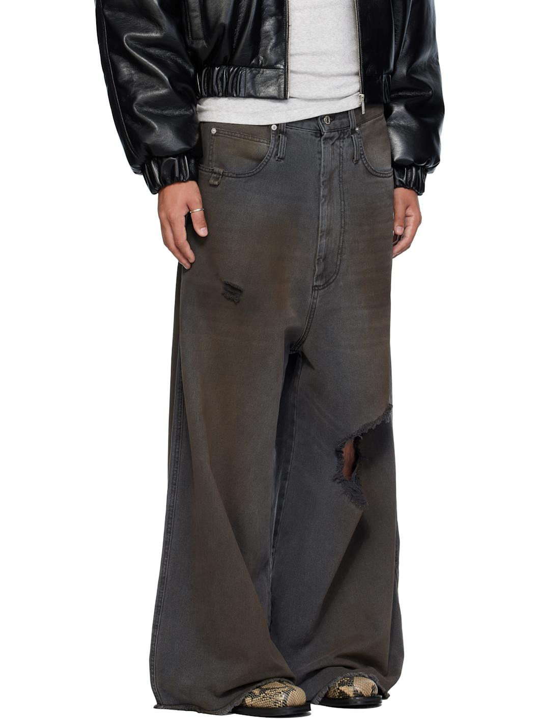 Gray Dumpster Jeans - 2