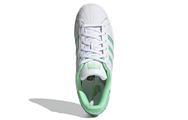 (WMNS) adidas Superstar 'White Glory Mint' H03894 - 5