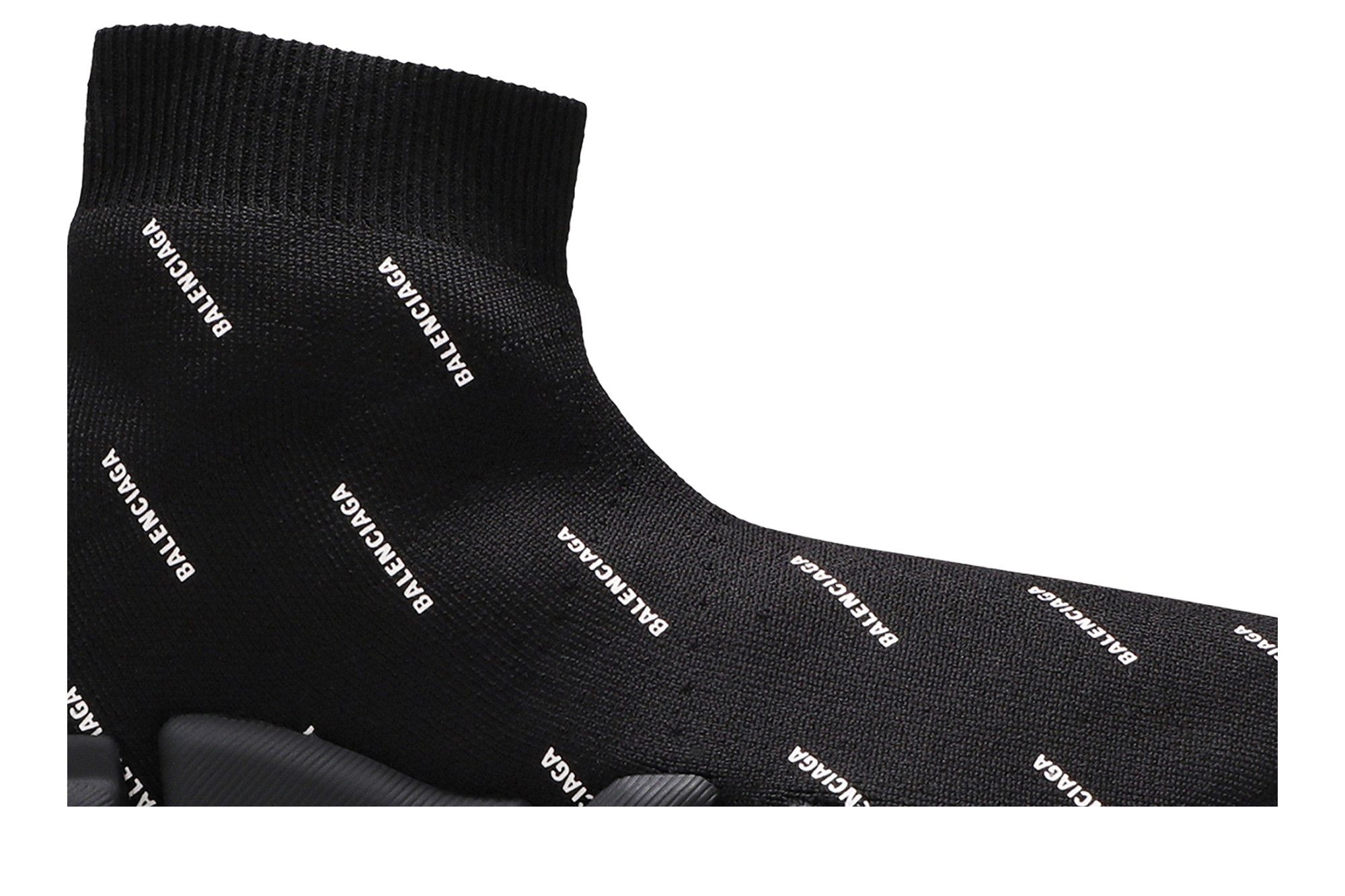 Balenciaga Wmns Speed 2.0 Sneaker 'Allover Logo - Black' - 2