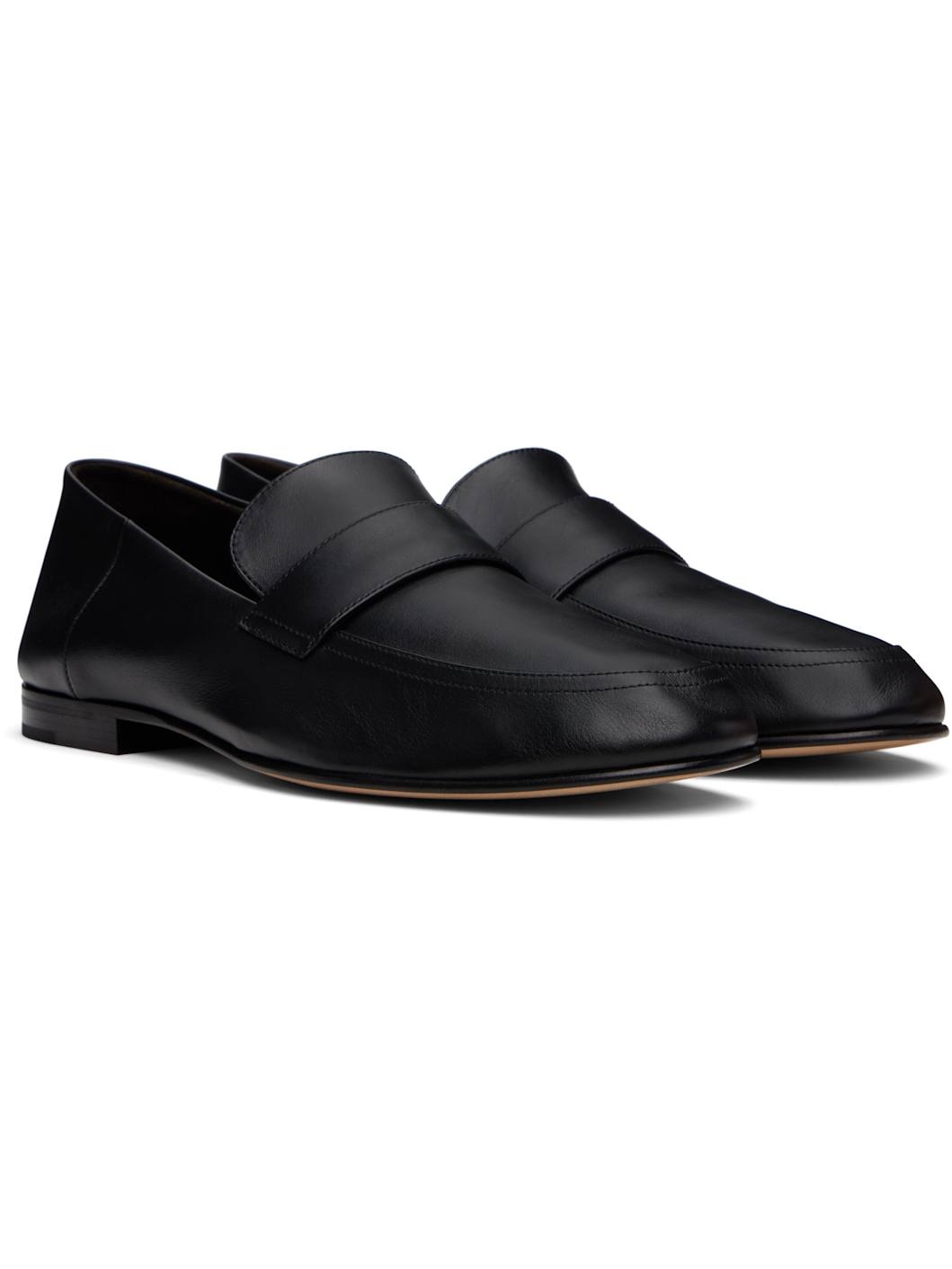 Black Classic Loafers - 4