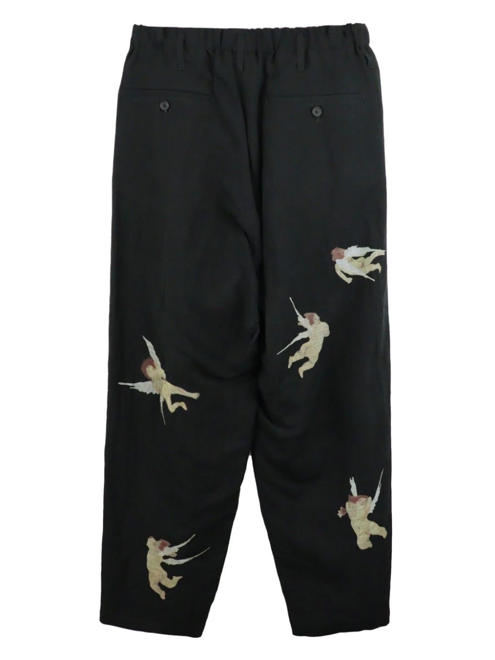 angel-print trousers - 2