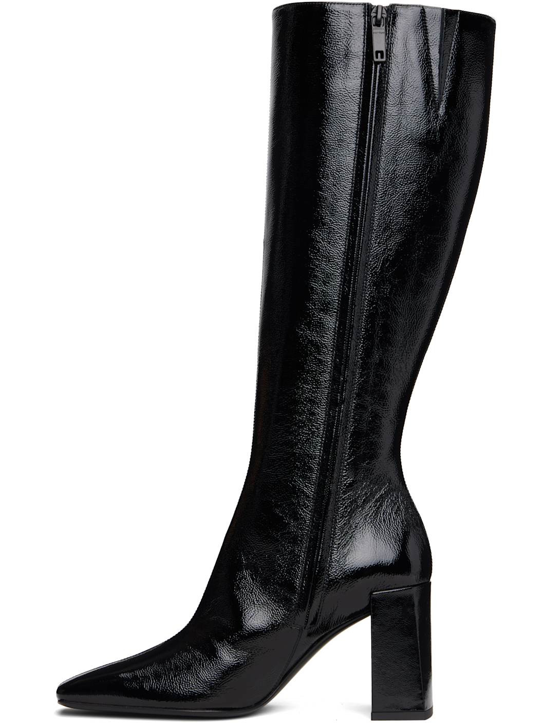 Black Heritage Shadow Naplack Tall Boots - 3