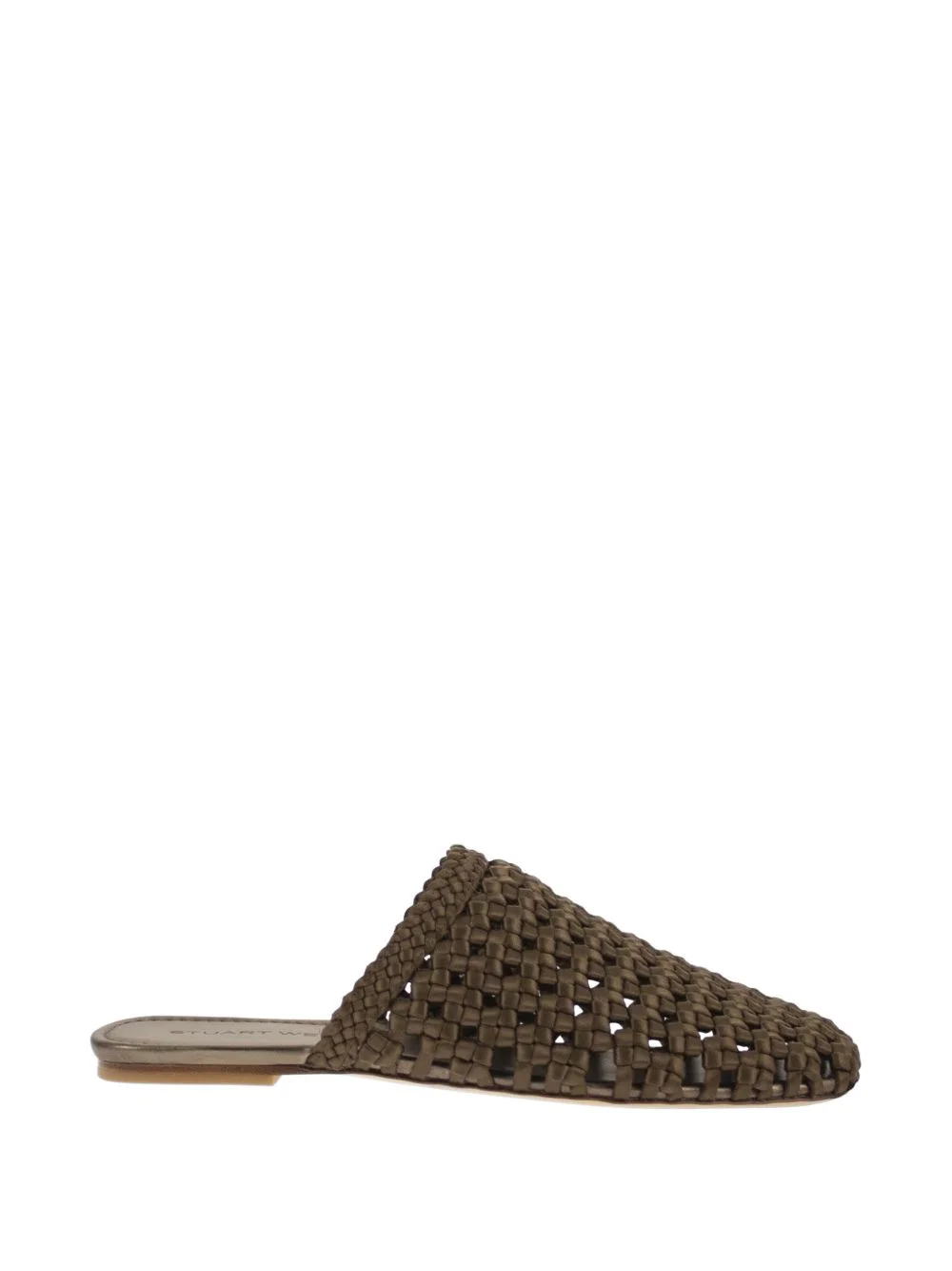 Marina interwoven satin mules - 1