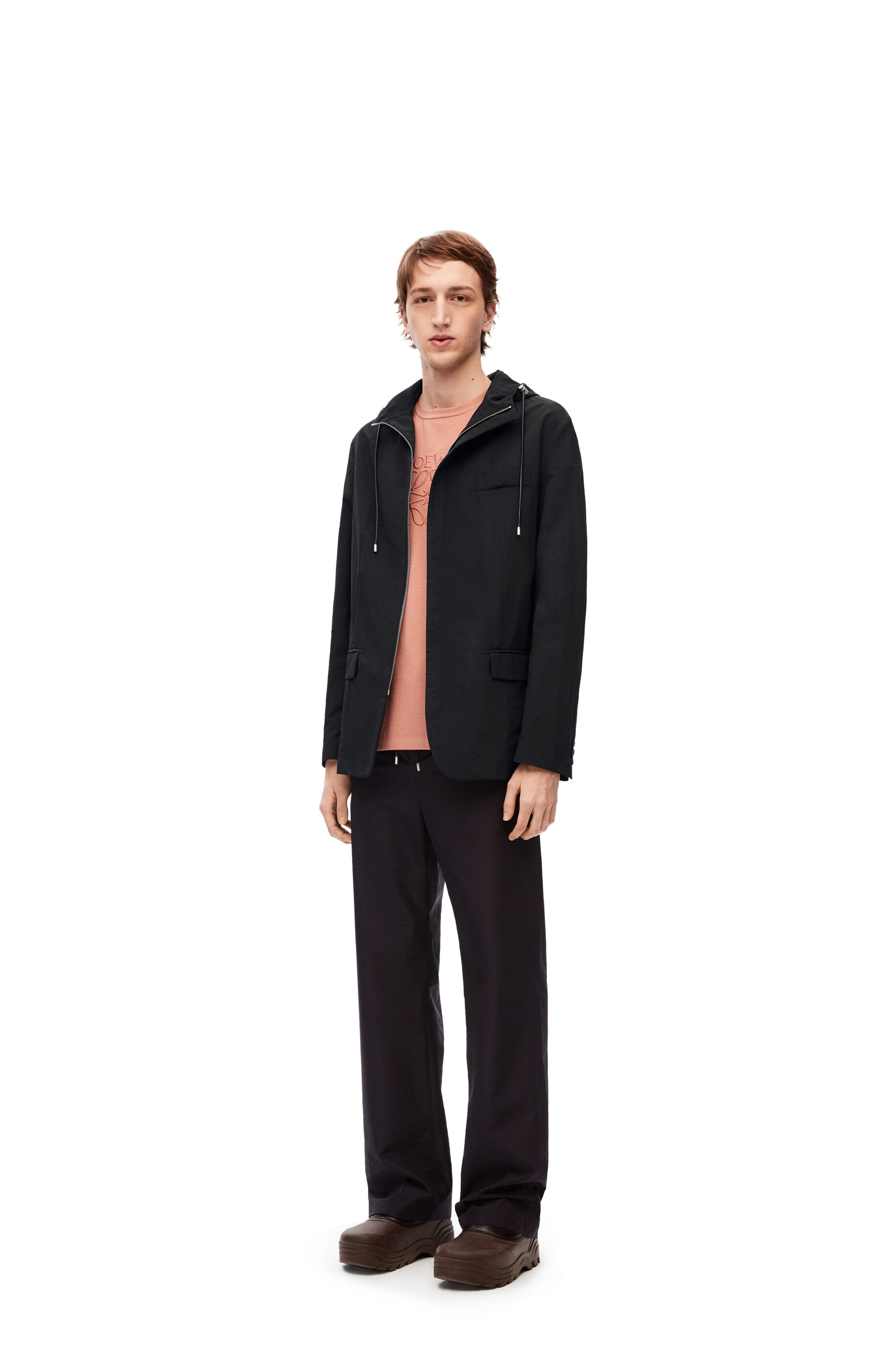 Hooded jacket in nylon - 2