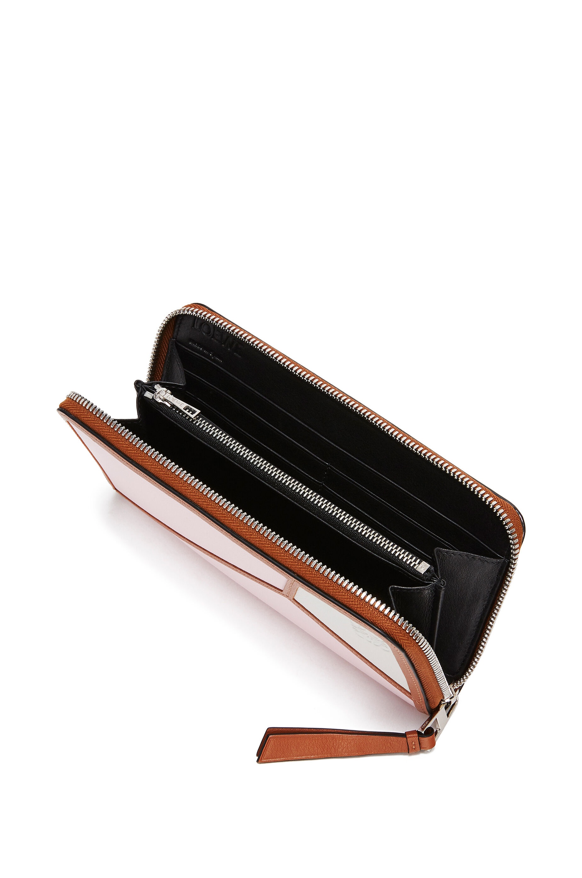 Puzzle zip around wallet in classic calfskin - 8