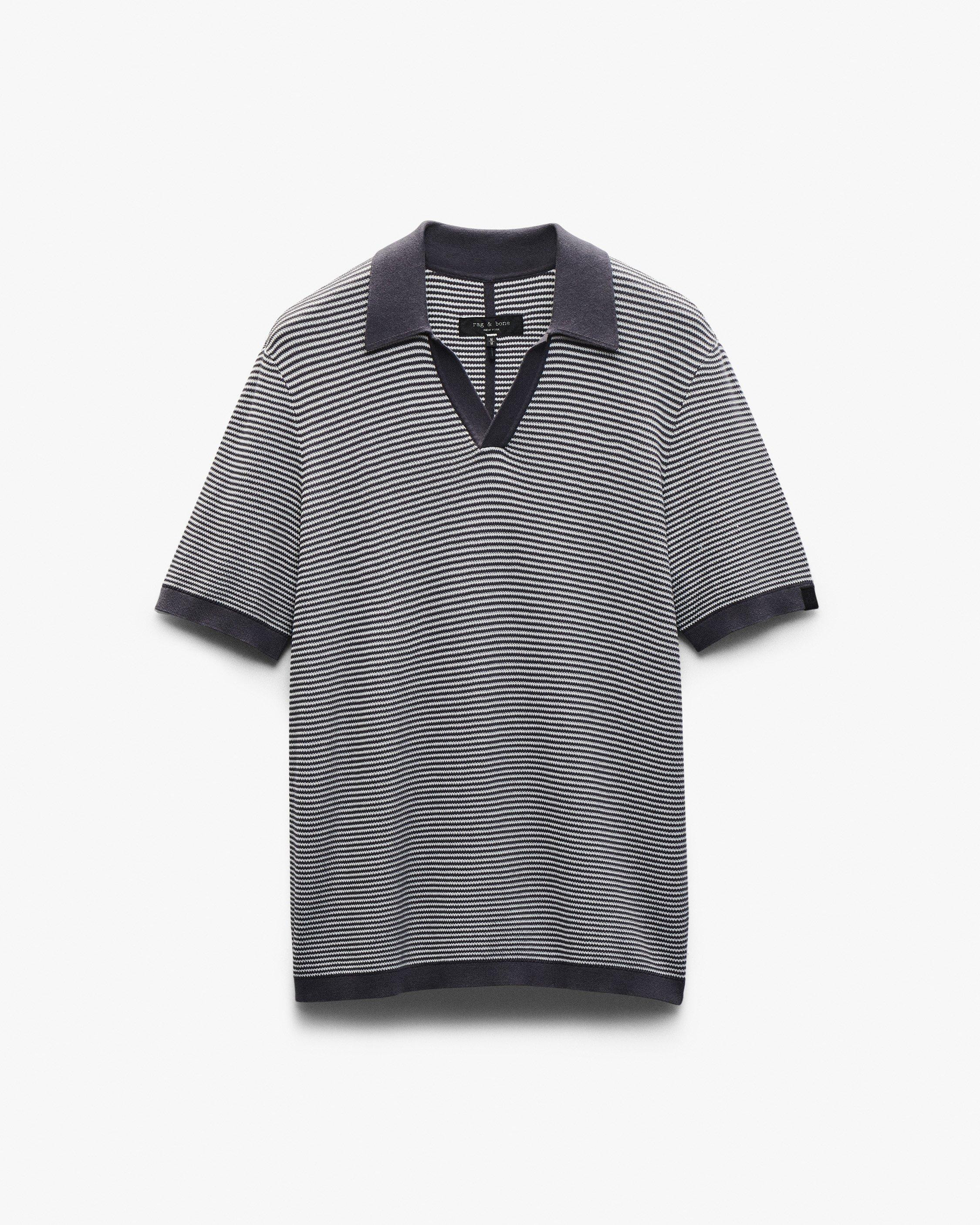 Harvey Knit Johnny Collar Polo - 2