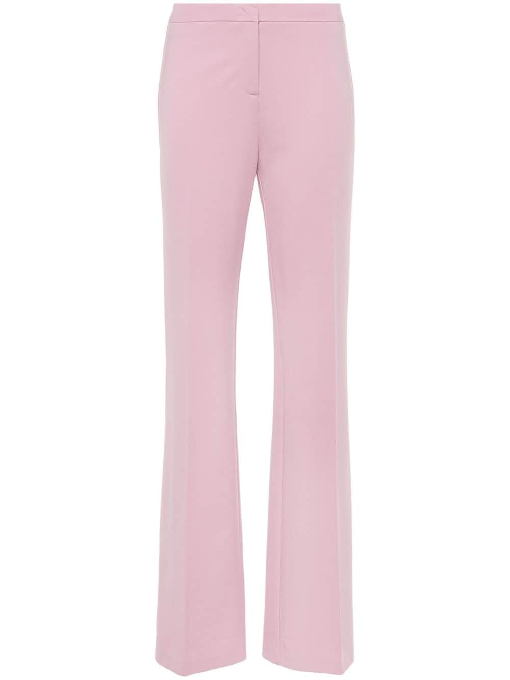 jersey flared trousers - 1