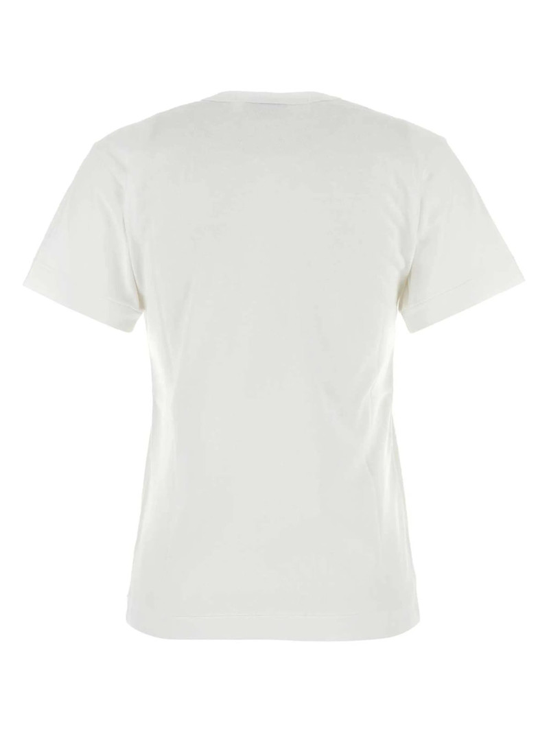 Comme des Garçons PLAY Comme Des GarÇons Play Heart-patch Cotton T-shirt outlook