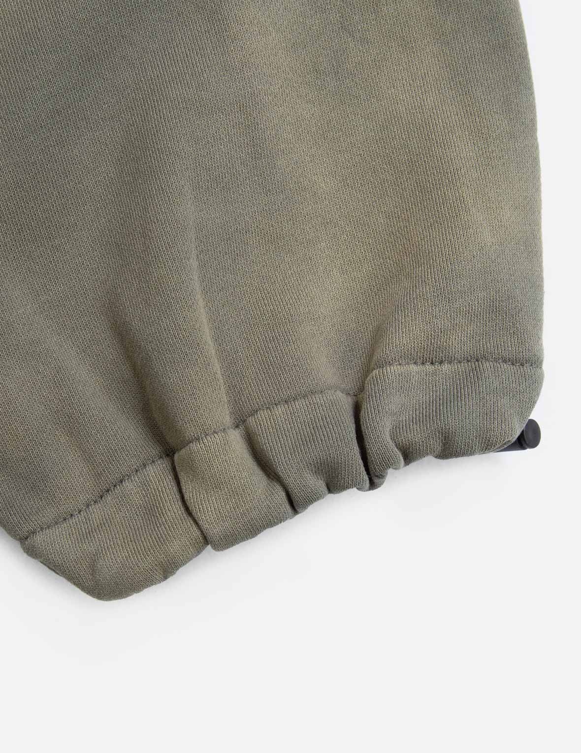 Brushed Seagull Print Garment-dyed Sweatpants - 11