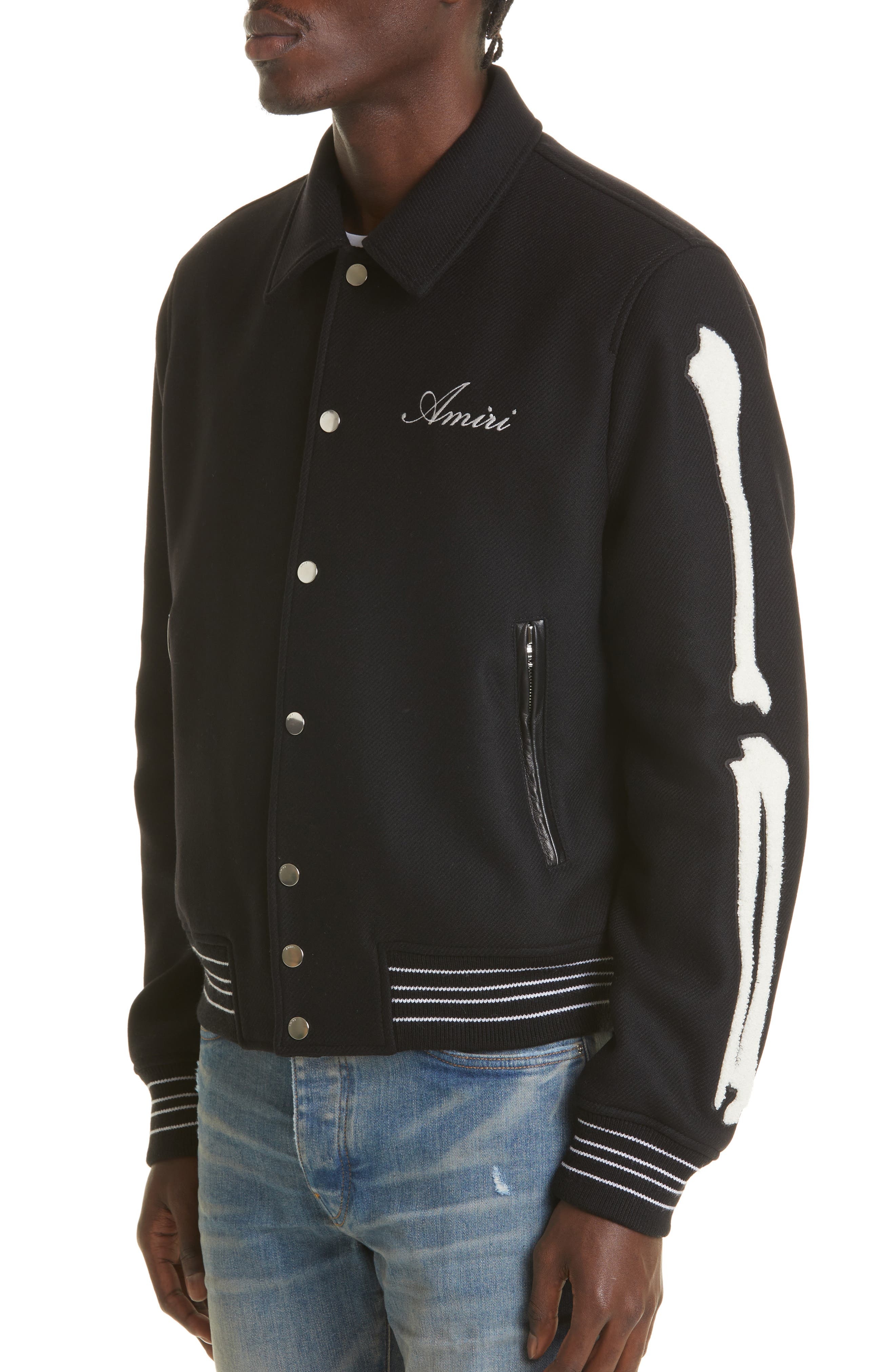 Bones Wool Varsity Jacket - 5
