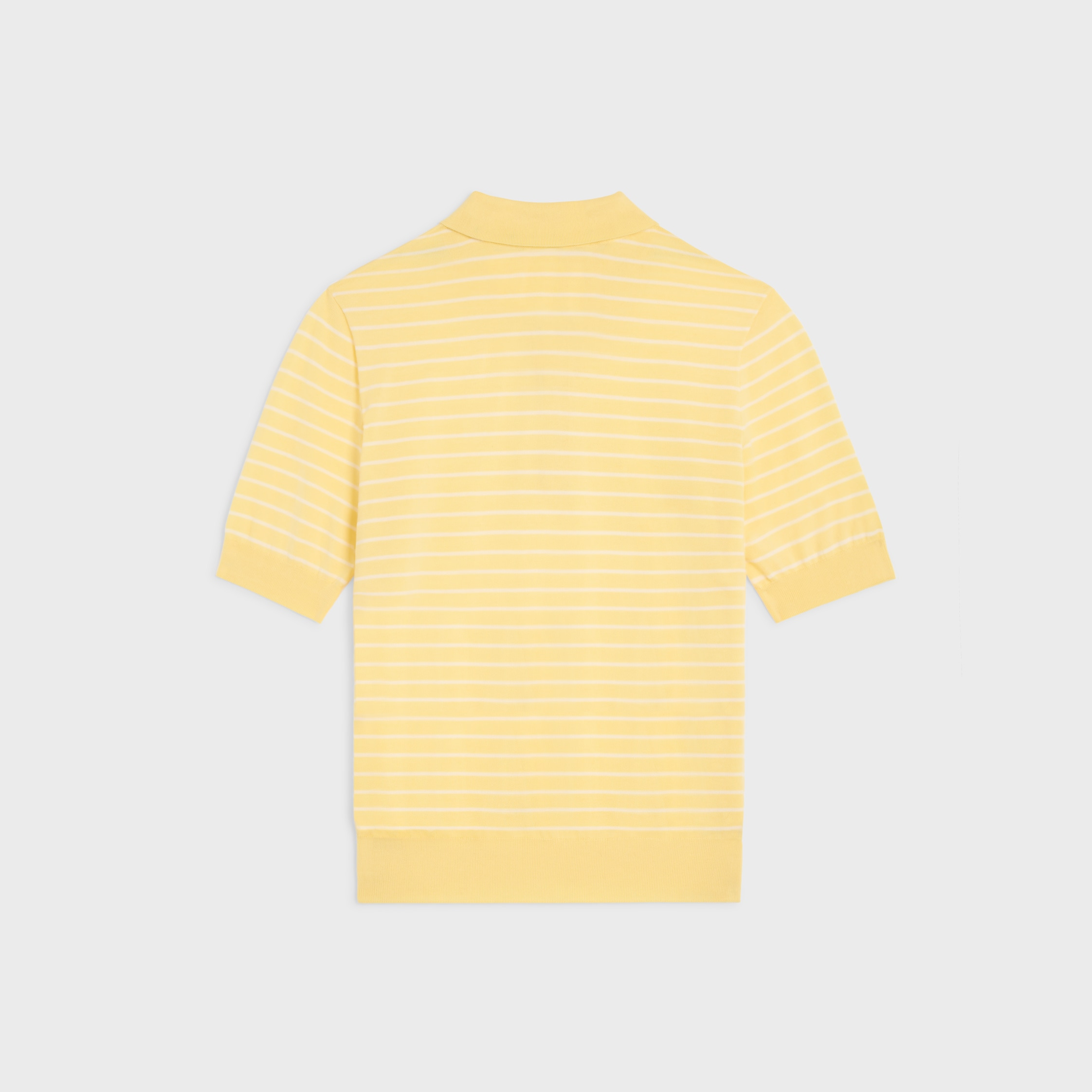 short-sleeved polo sweater IN fine cotton - 2