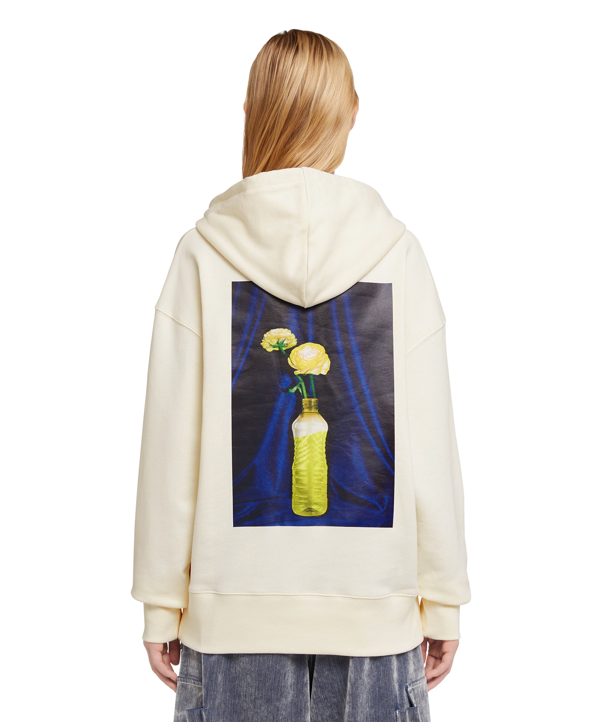 Organic cotton hooded sweatshirt from the MSGM Fantastic Green Capsule - 7