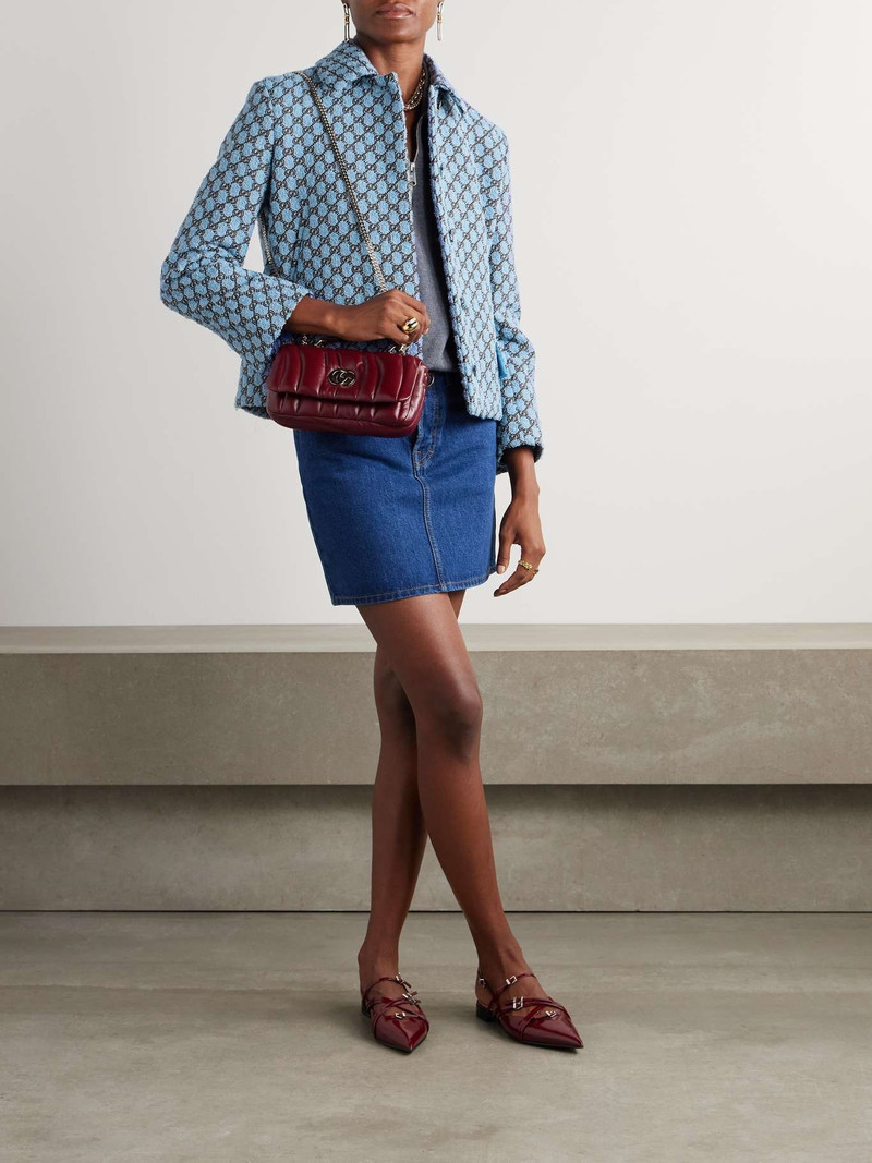 GUCCI Jacquard-knit bouclé jacket outlook