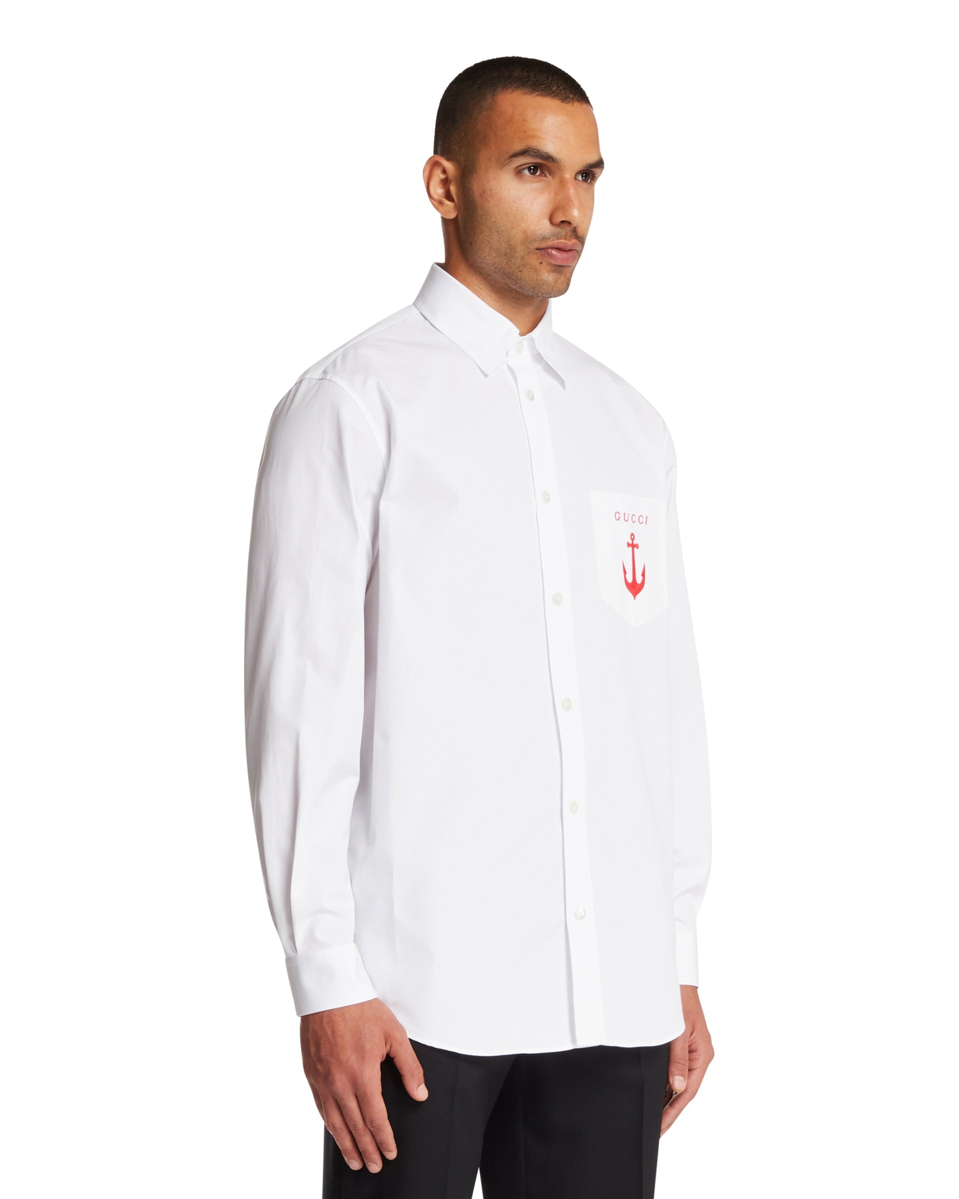 White Embroidered Shirt - 4