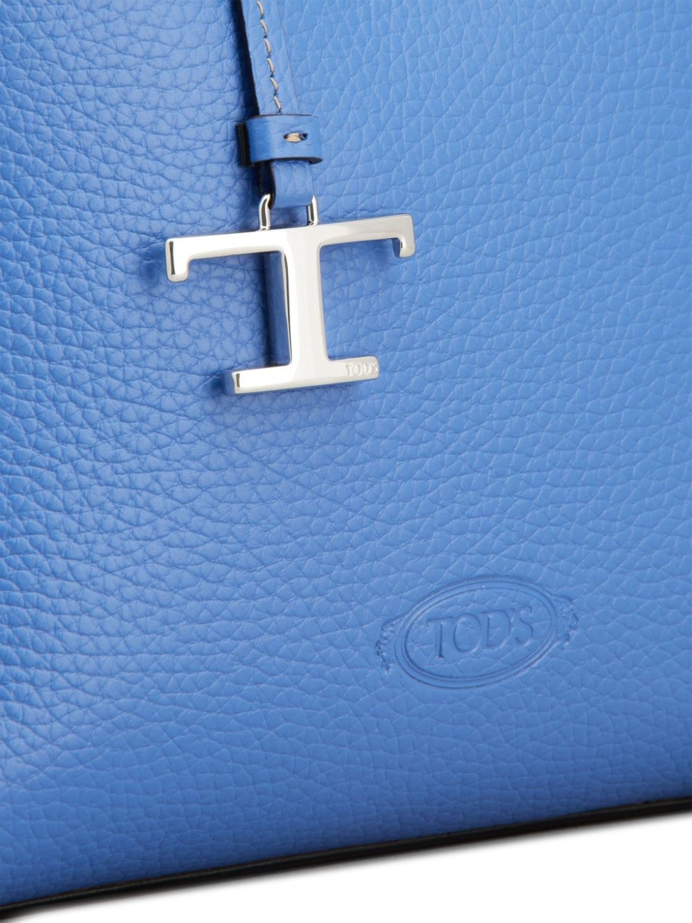 mini leather tote bag - 7