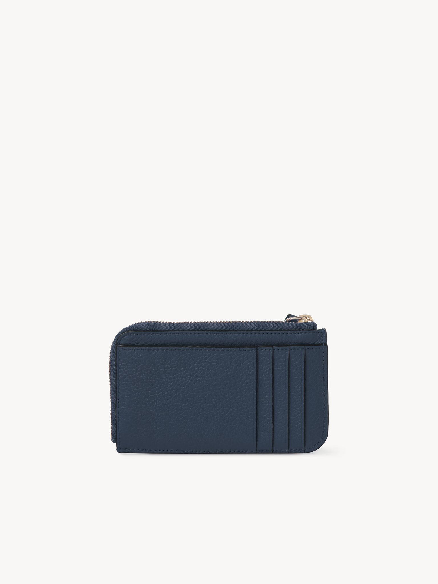 ALPHABET WALLET IN GRAINED LEATHER - 2