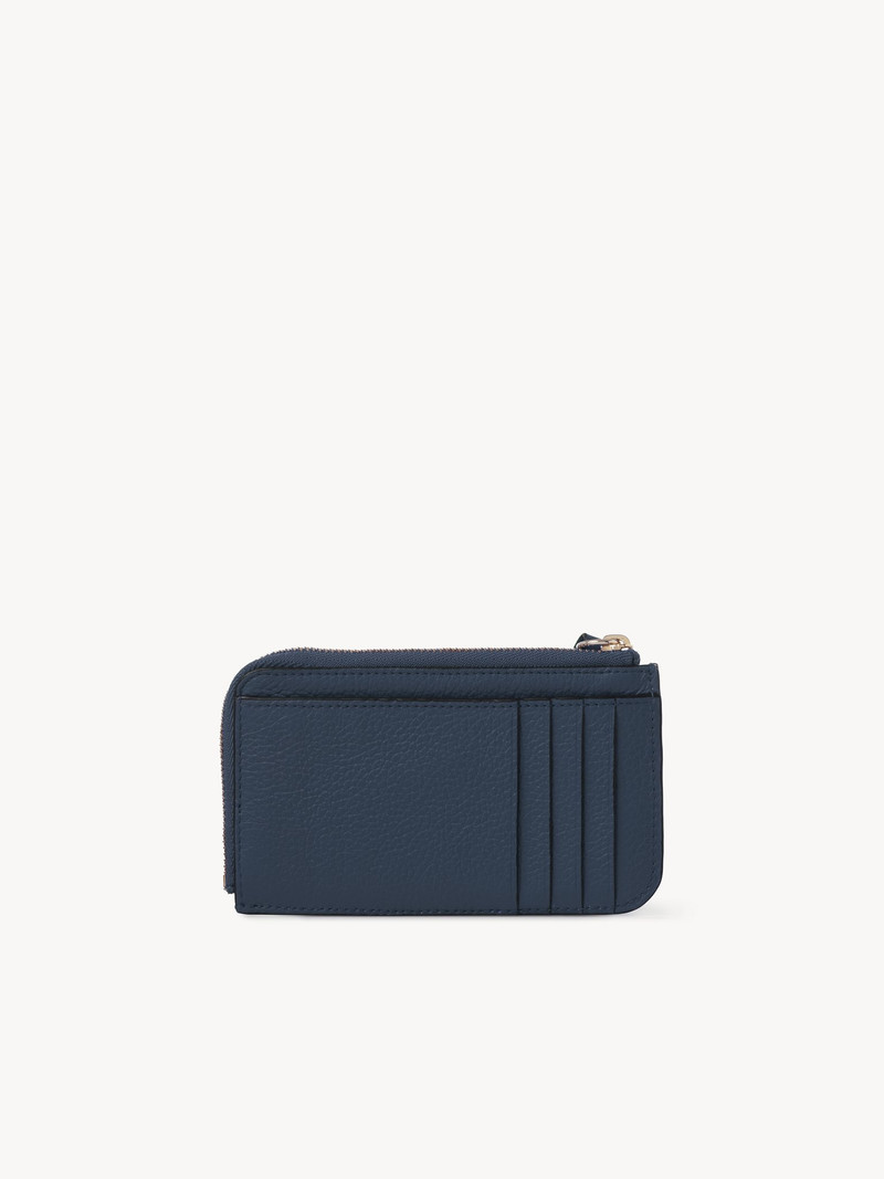Chloé ALPHABET WALLET IN GRAINED LEATHER outlook