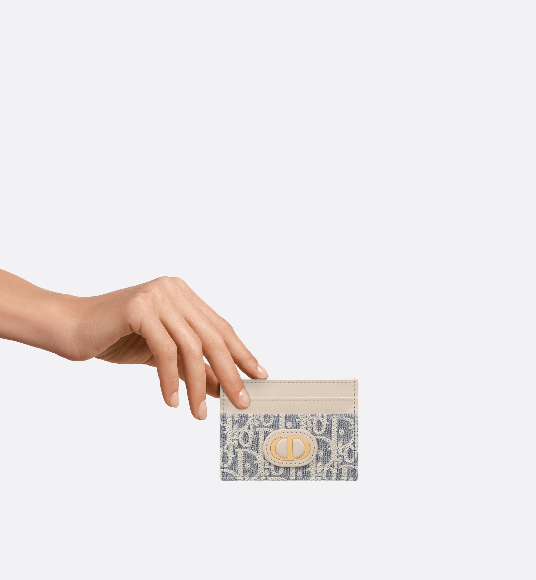 Dior 30 Montaigne Freesia Card Holder | REVERSIBLE