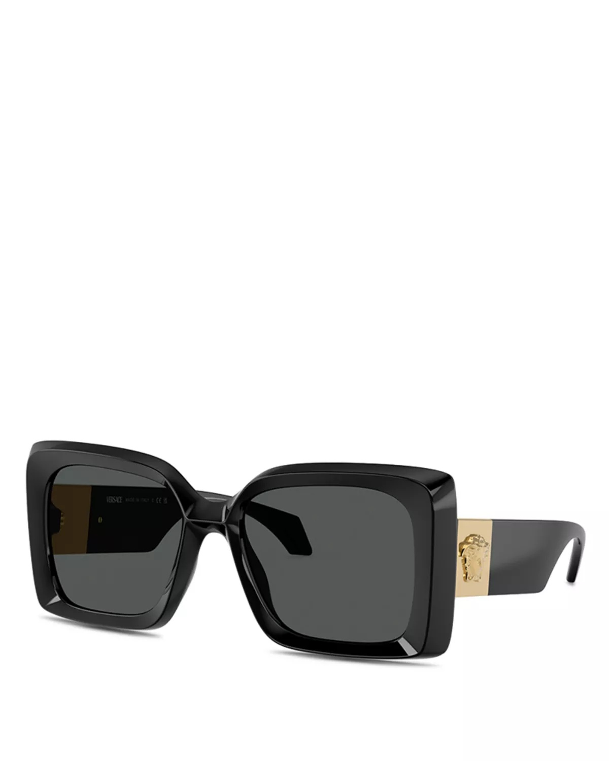 Medusa Plaque Square Sunglasses, 54mm - 1