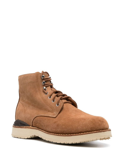 visvim suede lace-up ankle boots outlook