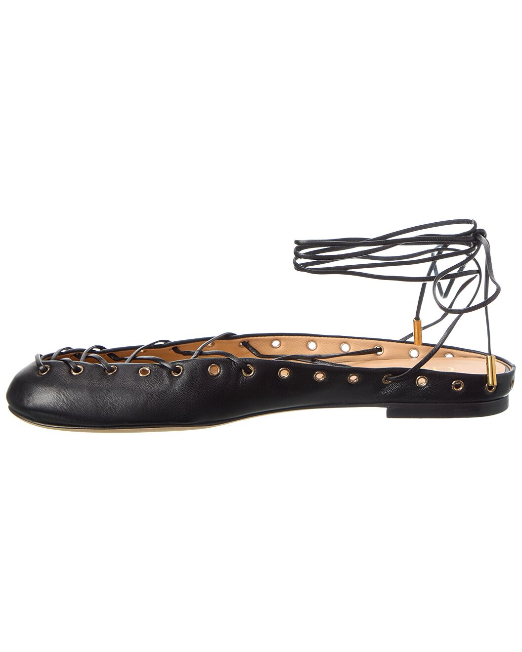 Chloé Ghillies Leather Ballerina Flat - 2
