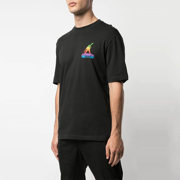 PALACE Jobsworth T-Shirt Creative Apple Printing Short Sleeve Unisex Black P16TS048 - 4