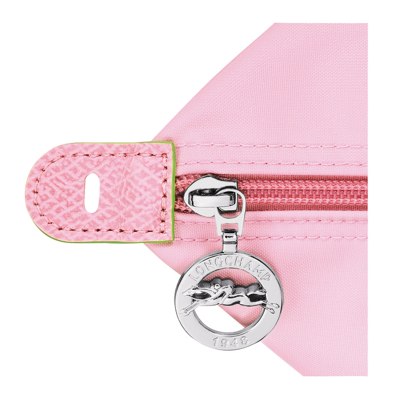 Le Pliage Green M Travel bag Pink - Recycled canvas 4