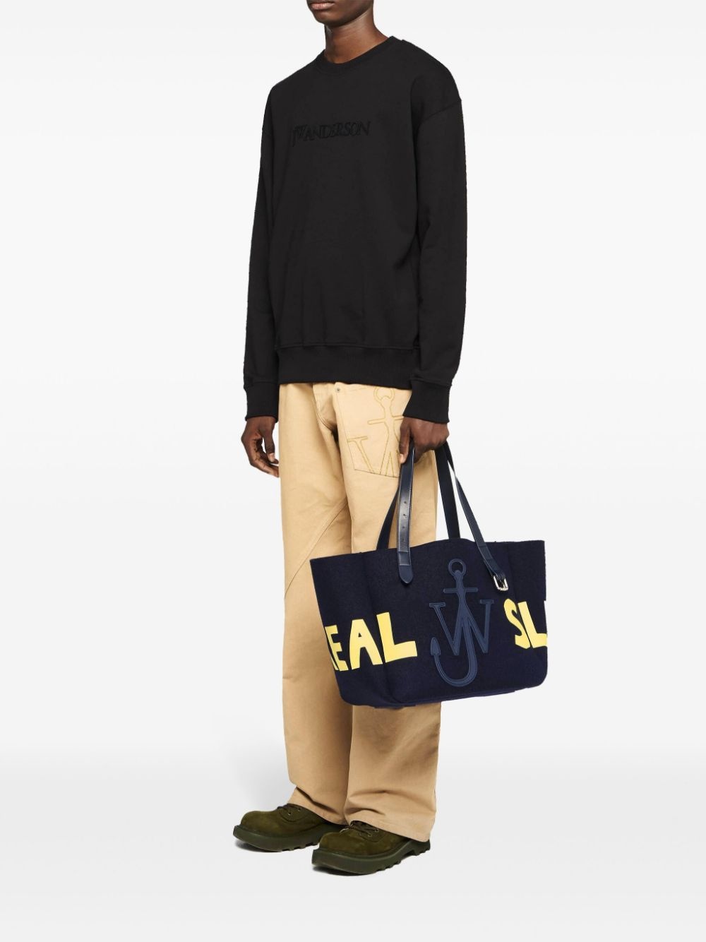 logo-embroidered sweatshirt - 2