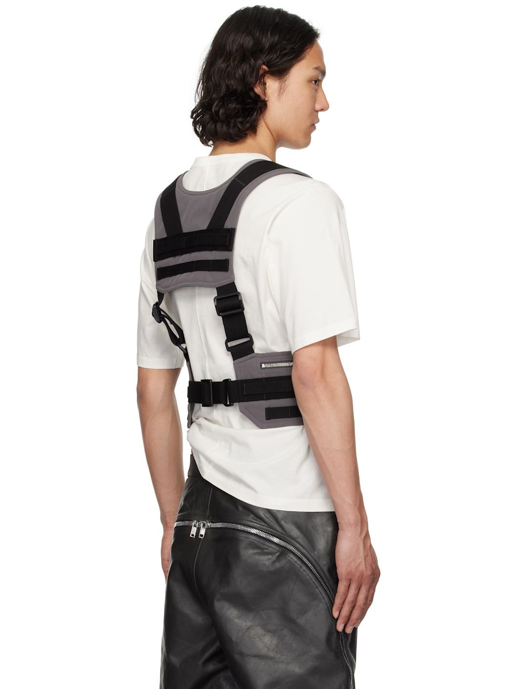 Gray Hollywood Harness Vest - 3
