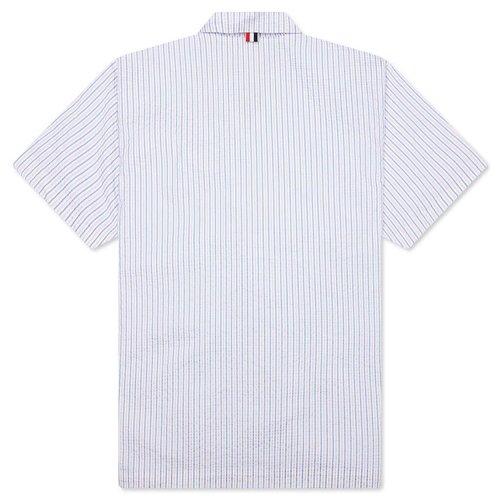 SEERSUCKER SWIM SHIRT - LIGHT BLUE - 2