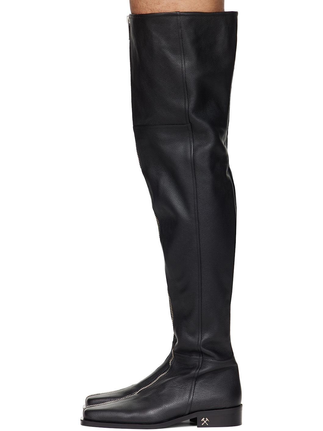 Black Adem Overknee Boots - 3