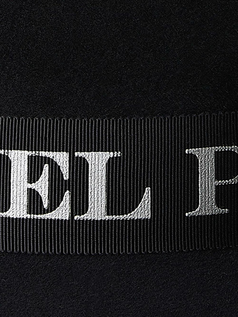 MAISON MICHEL Charles logo trim hat outlook