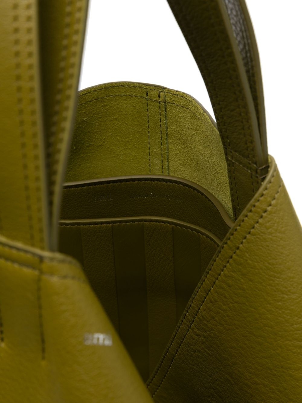 leather tote bag - 5