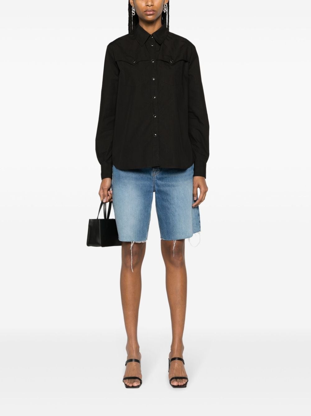 Western-stitched cotton shirt - 2