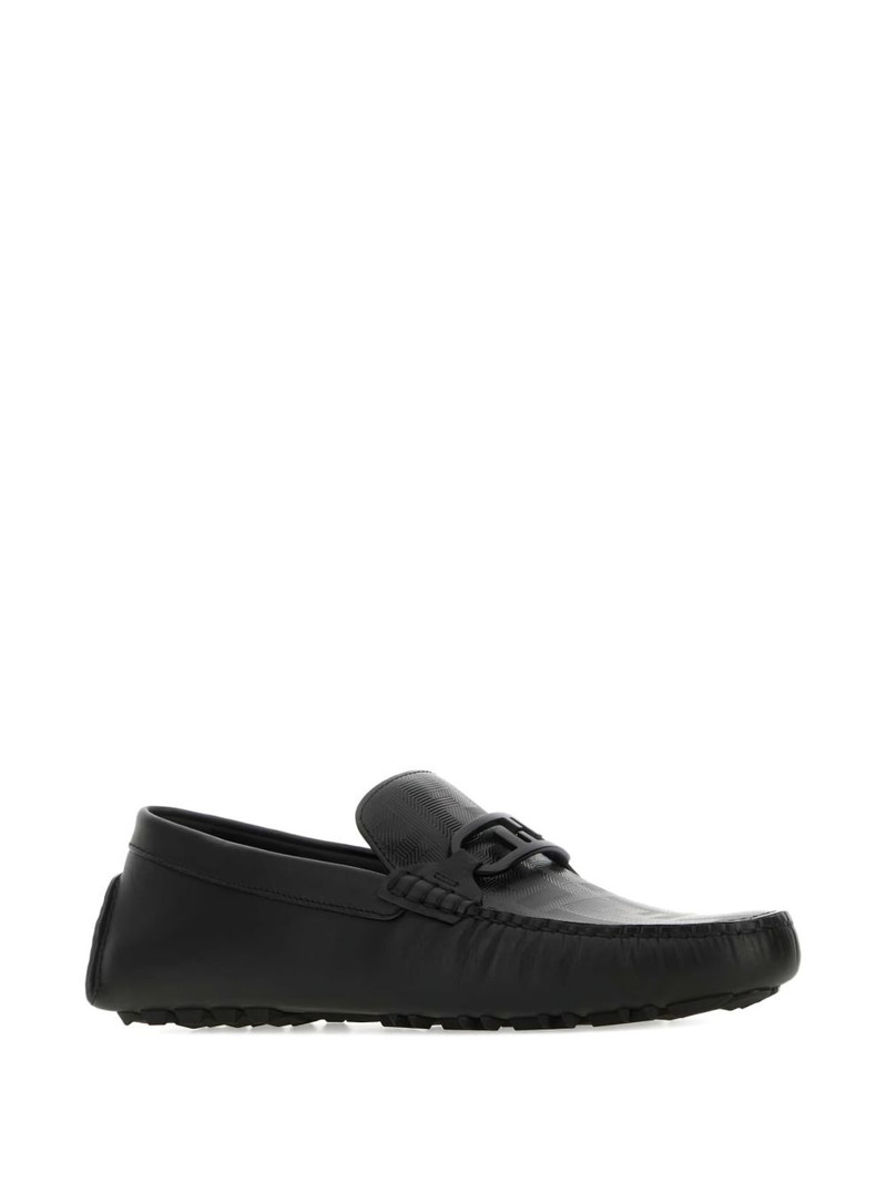 FENDI Diver O Lock leather loafers outlook