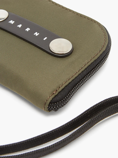 Marni Technical-canvas wallet outlook