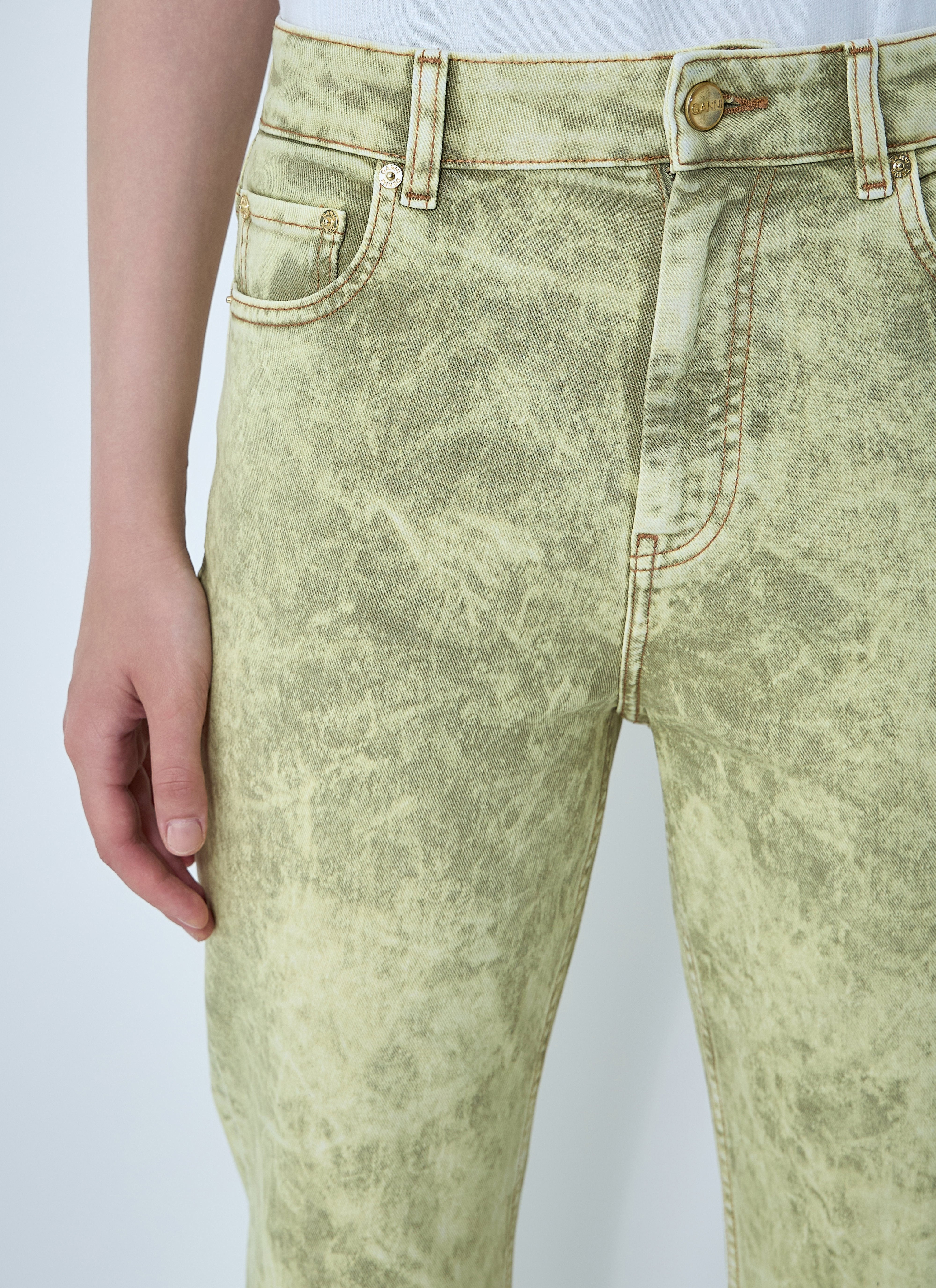 Ganni Women Foil Overdyed Jeans - 5