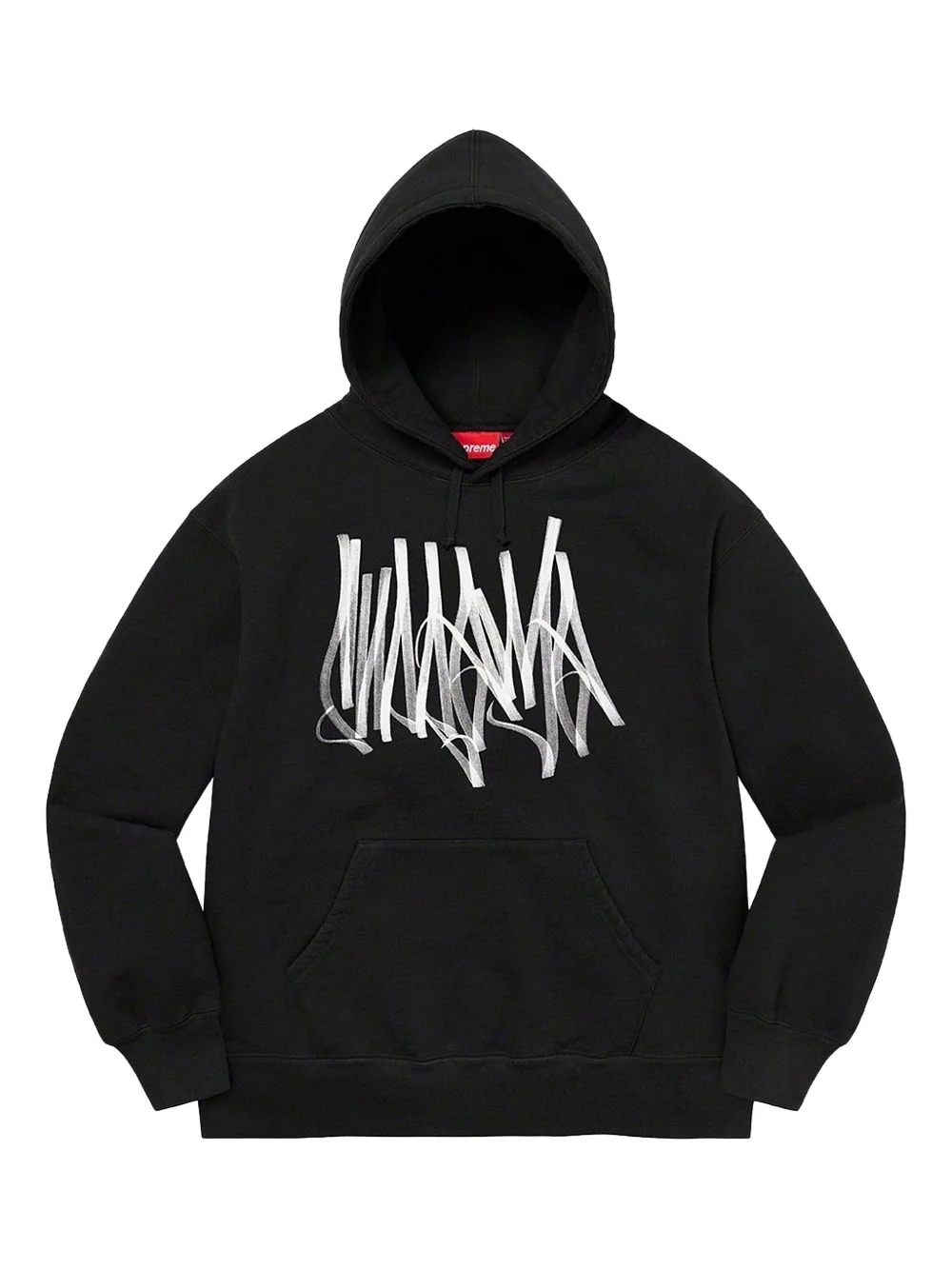 tag-graphic hoodie - 1