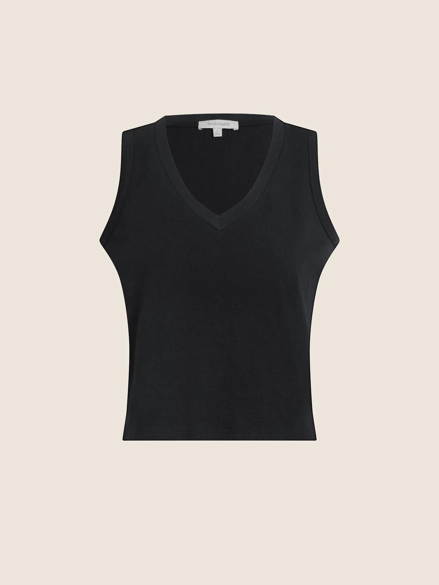 THE ORGANIC EVERYDAY V-NECK TANK - 1