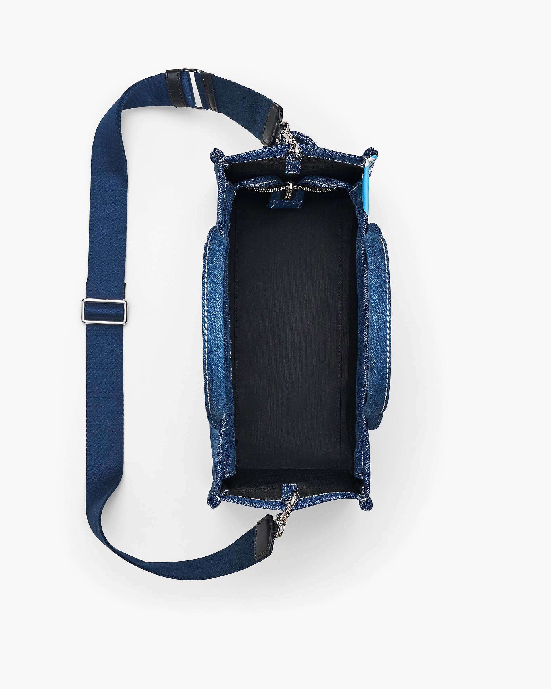 HATTIE STEWART X MARC JACOBS DENIM MEDIUM TOTE BAG - 7