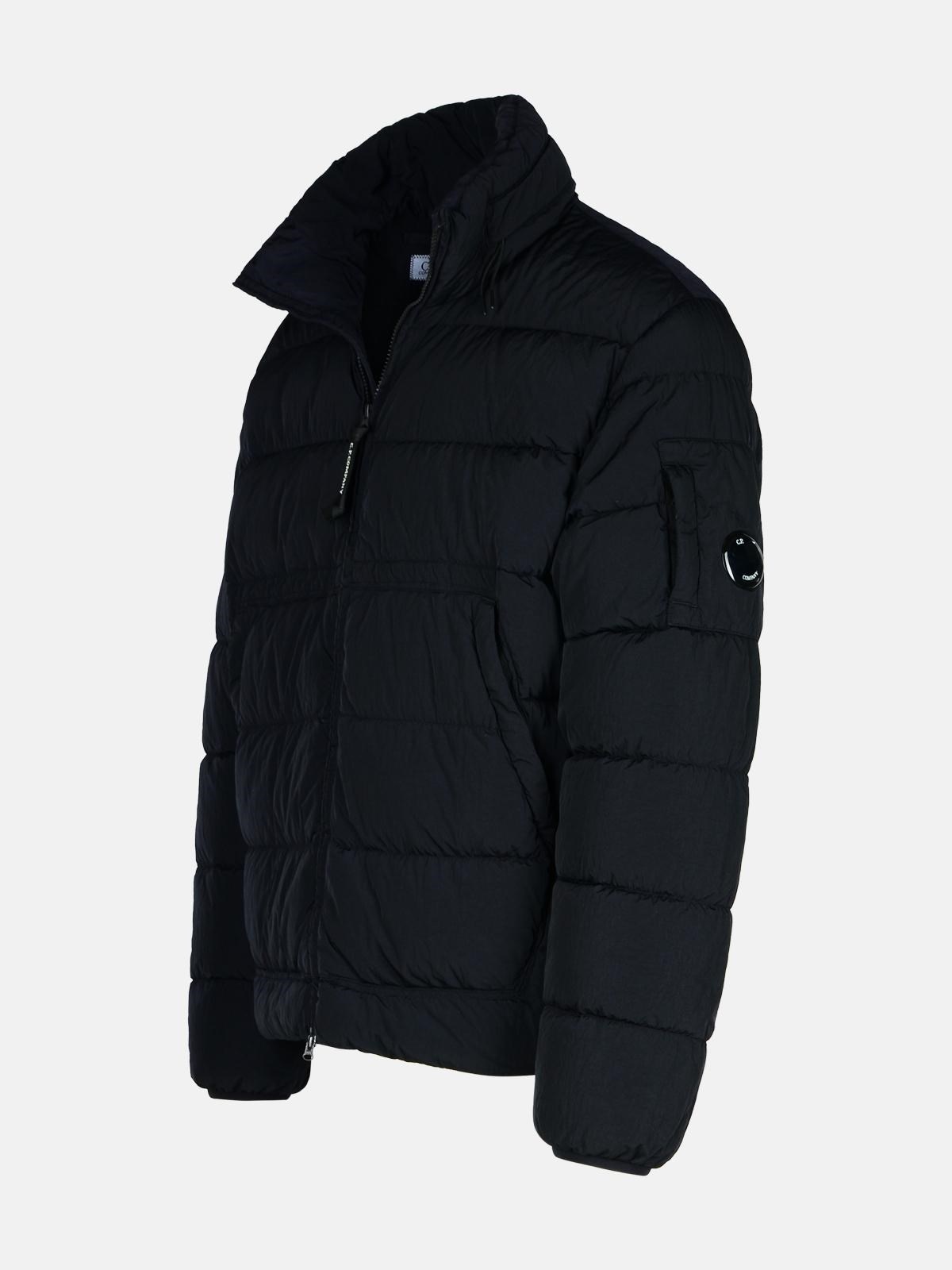 BLUE POLYAMIDE DOWN JACKET - 2